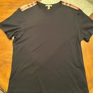 Burberry Mens logo t-shirt. XL, black